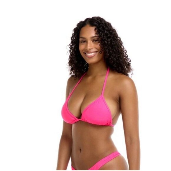 Body Glove Bikini Top Pink Smoothie Collection Women’s Swimwear Surfwear Size M - Picture 1 of 6